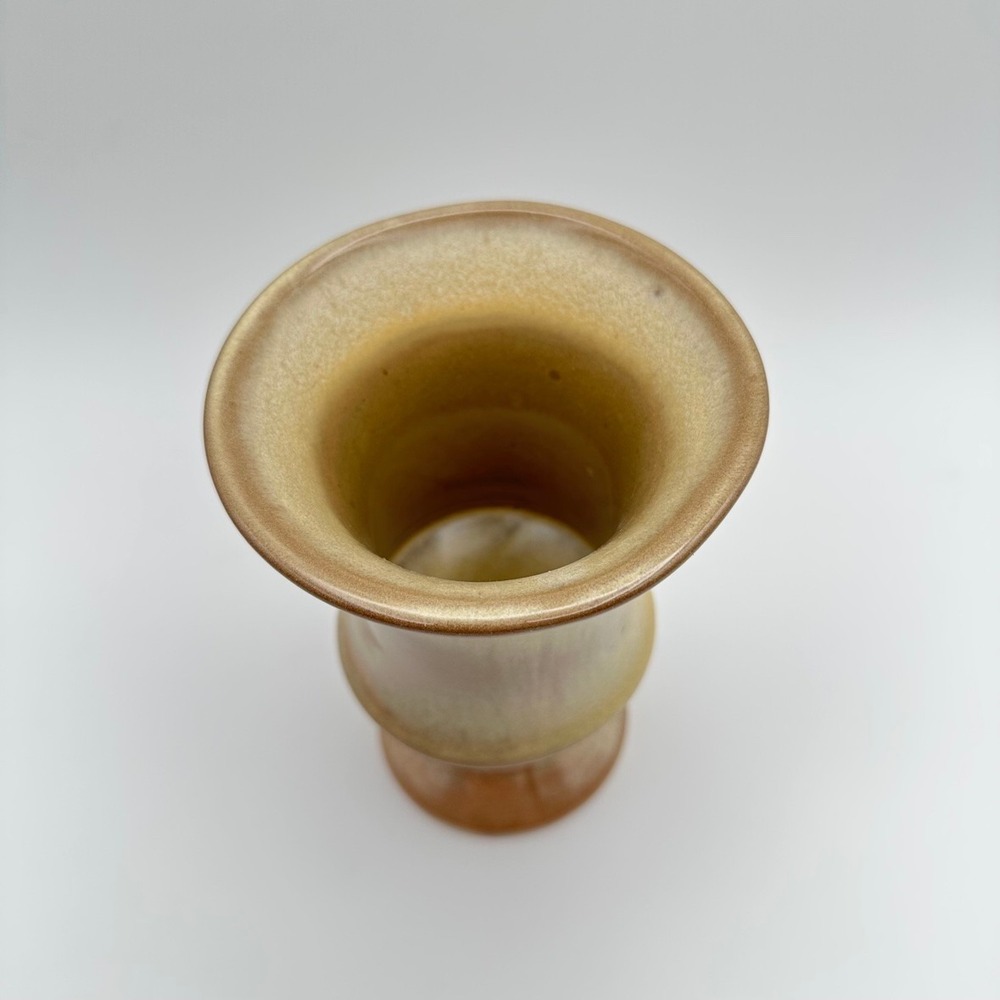 Frankoma F35 Desert Brown Pedestal Goblet Stoneware Vintage - Picture 2 of 7
